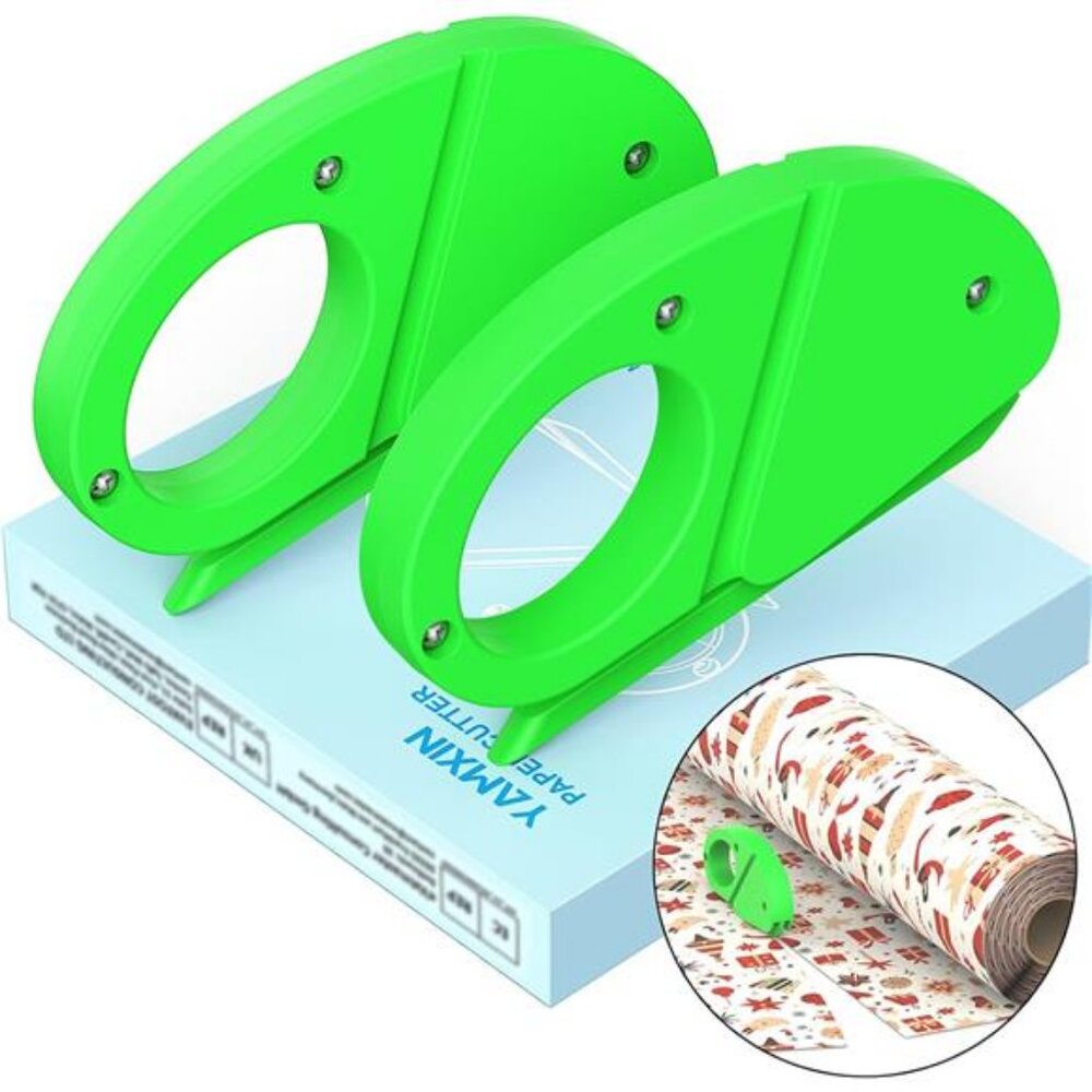 Wrapping Paper Cutter (2 Pack) | Gift Wrap Cutter Tool